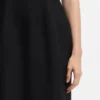 Minikleid mit Schlüssellochausschnitt aus Stretch-Twill