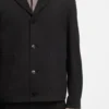 Modern geschnittene Jacke aus Stretch-Baumwoll-Seersucker