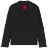 Modern geschnittene Jacke aus Stretch-Baumwoll-Seersucker