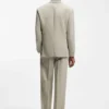 Modern geschnittene Jacke mit Fischgrätenmuster