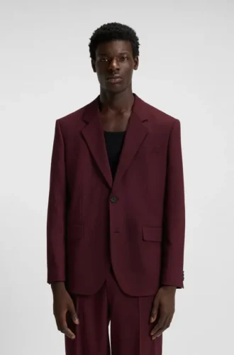 Modern geschnittener Anzug aus Performance-Stretch-Twill