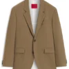 Modern geschnittener Anzug aus Performance-Stretch-Twill