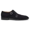 Monks aus Wildleder mit doppeltem Riemen