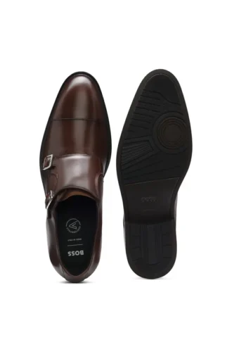 Monks mit zwei Riemen aus Leder