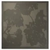 Monogramm-Schal aus Seidentwill