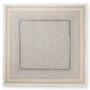 Monogramm-Schal aus Seidentwill