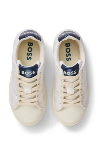 Monogramm-Sneaker für Kinder aus Kunstleder