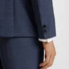 Mouliné-Jacke in Extra-Slim-Fit aus Schurwolle