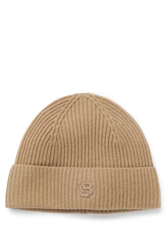 Mütze aus Wolle und Kaschmir mit Double-B-Monogramm