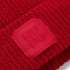 Mütze mit Logo-Etikett aus Wollmischung