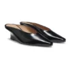 Mules mit Keilabsatz aus Leder