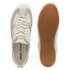 Niedrige Sneaker aus Wildleder und Leder