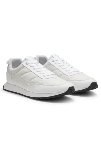 Niedrige Sneaker mit monogrammiertem Obermaterial
