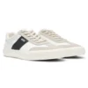 Niedrige Sneaker mit Wildlederbesatz