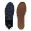 Niedrige Sneaker mit Wildlederbesatz