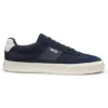 Niedrige Sneaker mit Wildlederbesatz