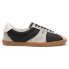 Niedrige Sneaker mit Wildlederbesatz