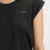 Oberteil mit Kristall-Logo aus Baumwolljersey