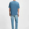 Ombré-Logo-T-Shirt aus Baumwolljersey