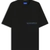 Ombré-Logo-T-Shirt aus Baumwolljersey