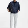 Overshirt in lockerer Passform aus italienischem Leinen-Twill Overshirt in lockerer Passform aus italienischem Leinen-Twill