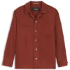 Overshirt in Regular-Fit aus knitterfreiem Leinen