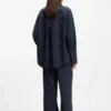 Overshirt in Relaxed-Fit aus Tweed in Denim-Optik