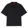 Oversize-Hemd aus Baumwolle mit Broderie-Anglaise