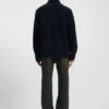 Oversize-Hemd aus einer strukturierten Baumwollmischung
