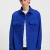 Oversize-Hemd aus gebürstetem Flanell