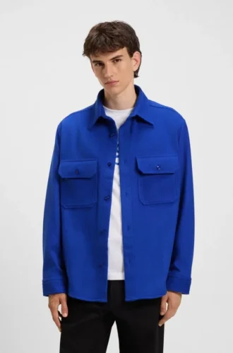 Oversize-Hemd aus gebürstetem Flanell