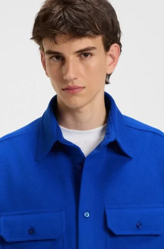 Oversize-Hemd aus gebürstetem Flanell