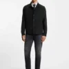 Oversize-Hemd aus Kunstleder