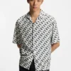 Oversize-Hemd mit auffälligem Print