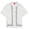 Oversize-Hemd mit Print und Camp-Kragen Oversize-Hemd mit Print und Camp-Kragen