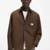 Oversize-Overshirt aus Baumwoll-Canvas