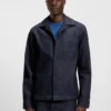 Oversize-Overshirt aus japanischem, festem Denim Oversize-Overshirt aus japanischem, festem Denim