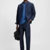 Oversize-Overshirt aus japanischem, festem Denim Oversize-Overshirt aus japanischem, festem Denim