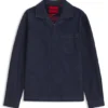 Oversize-Overshirt aus japanischem, festem Denim Oversize-Overshirt aus japanischem, festem Denim