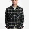 Oversize-Overshirt mit Karomuster aus Baumwolltwill