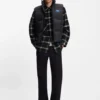 Oversize-Overshirt mit Karomuster aus Baumwolltwill
