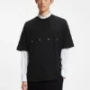 Oversize-T-Shirt aus Baumwolle mit auffälligem Logo-Print