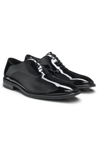 Oxford-Schuhe aus Lackleder