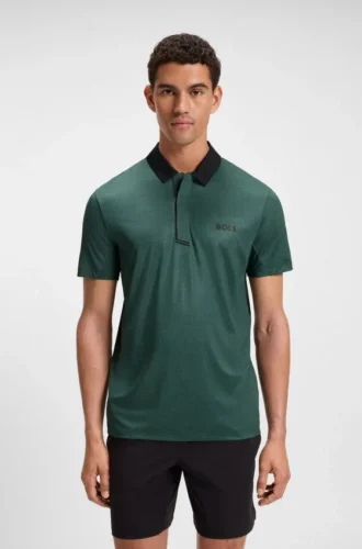 Paddy-Poloshirt aus schnell trocknendem Stretch-Jersey