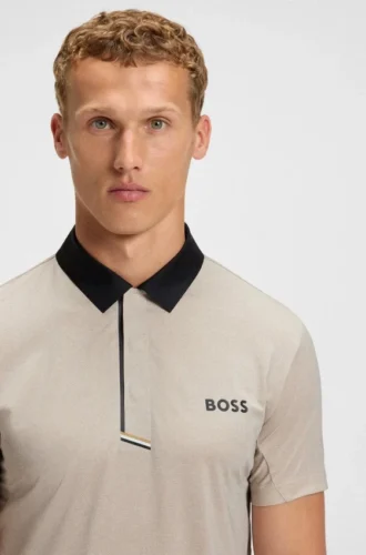 Paddy-Poloshirt aus schnell trocknendem Stretch-Jersey