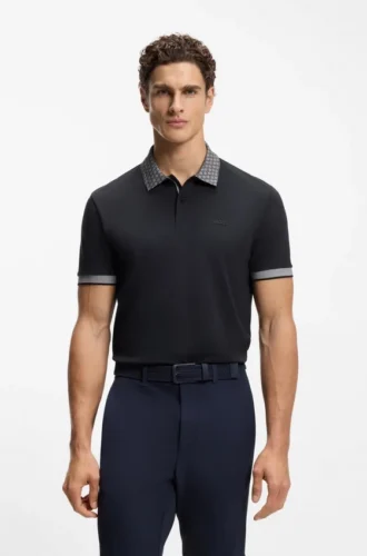 Paddy-Poloshirt aus Stretch-Baumwollpiqué