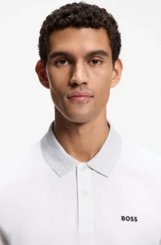 Paddy-Poloshirt aus Stretch-Baumwollpiqué