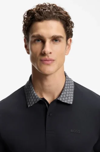 Paddy-Poloshirt aus Stretch-Baumwollpiqué