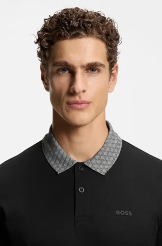 Paddy-Poloshirt aus Stretch-Baumwollpiqué