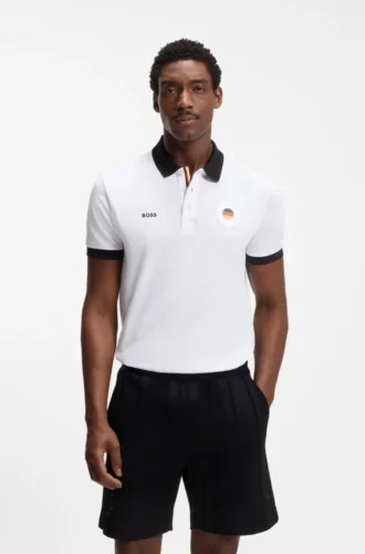 Paddy-Poloshirt mit Landesflagge